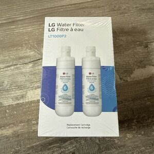 LG LT1000P2 6-Month / 200 Gallon Refrigerator Replacement Water Filter 2 Pack